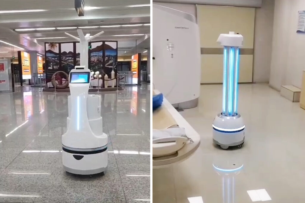 disinfection robots